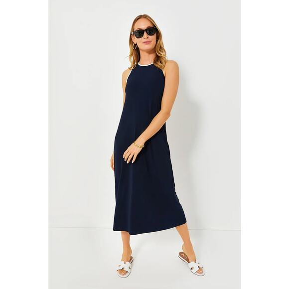 TUCKERNUCK NAVY TORI RACERBACK DRESS - Picture 2 of 7